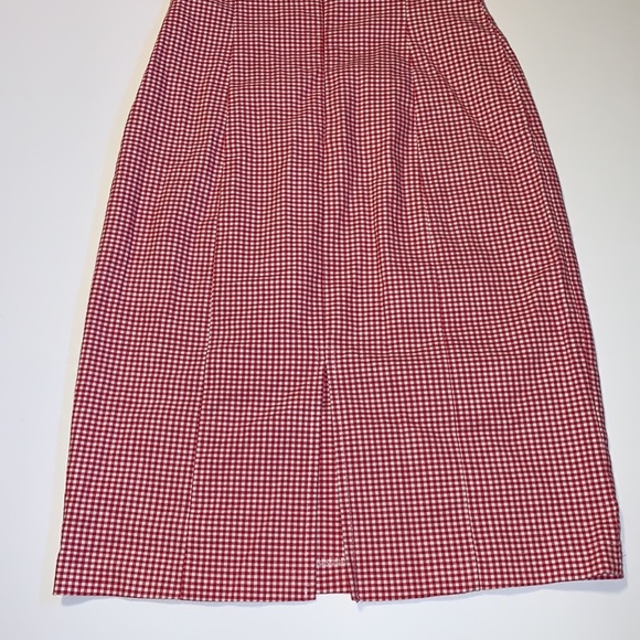 Rampage Red and White Gingham Pattern Stretchy Dress - Women’s Size 3 - Picture 5 of 8
